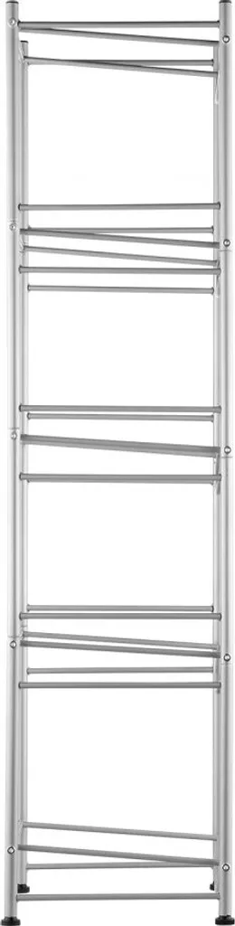 smusei Organizer verticale per bottiglie d'acqua a 5 ripiani, autoportante, in metallo, grande capacità, supporto per acqua in bottiglia per cucina, feste, dispensa, bronzo