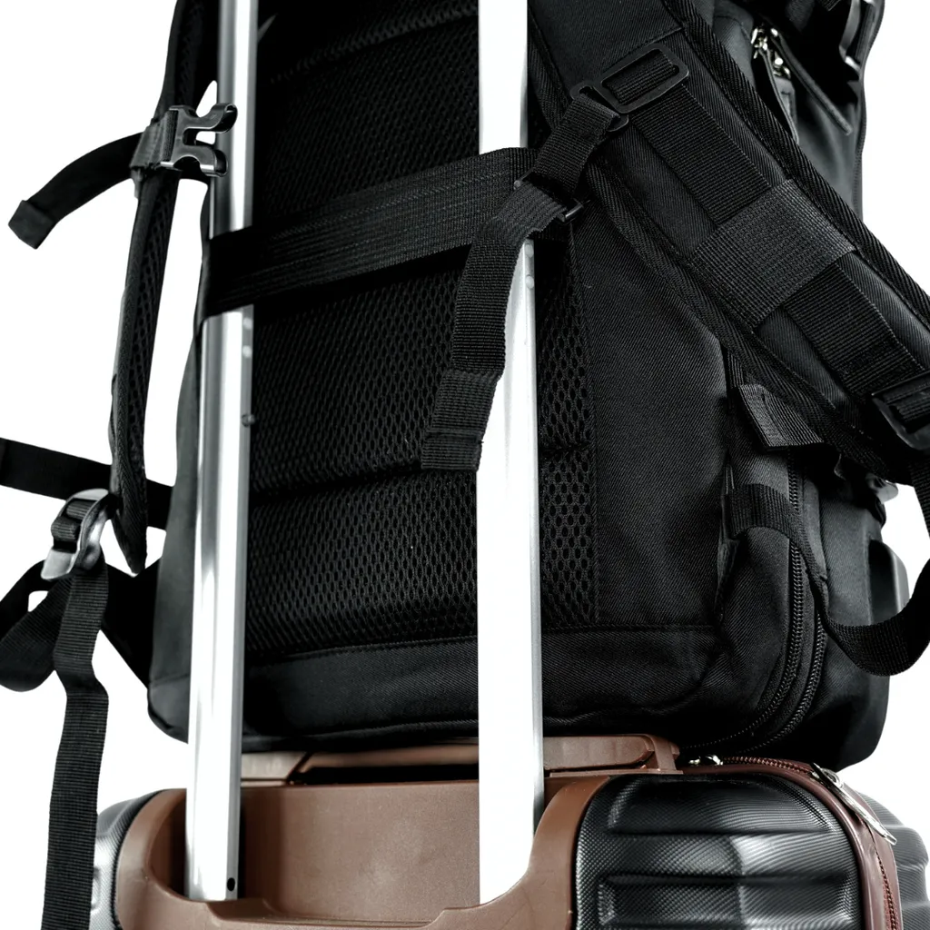 Sac à dos Solier noir imperméable et résistant modèle PLECAKFV06 original - 12