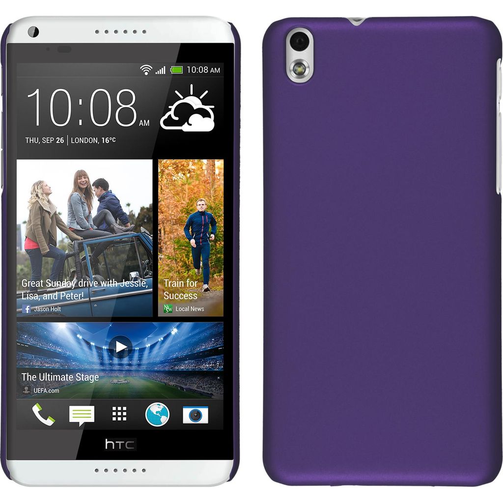 PhoneNatic Case kompatibel mit HTC Desire 816 - Hülle lila Produktbild 