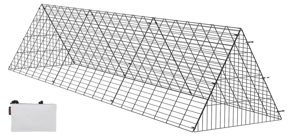 VEVOR, túnel para gallinas, 300 x 71 x 61,5 cm. Jaula para Imagen del producto 