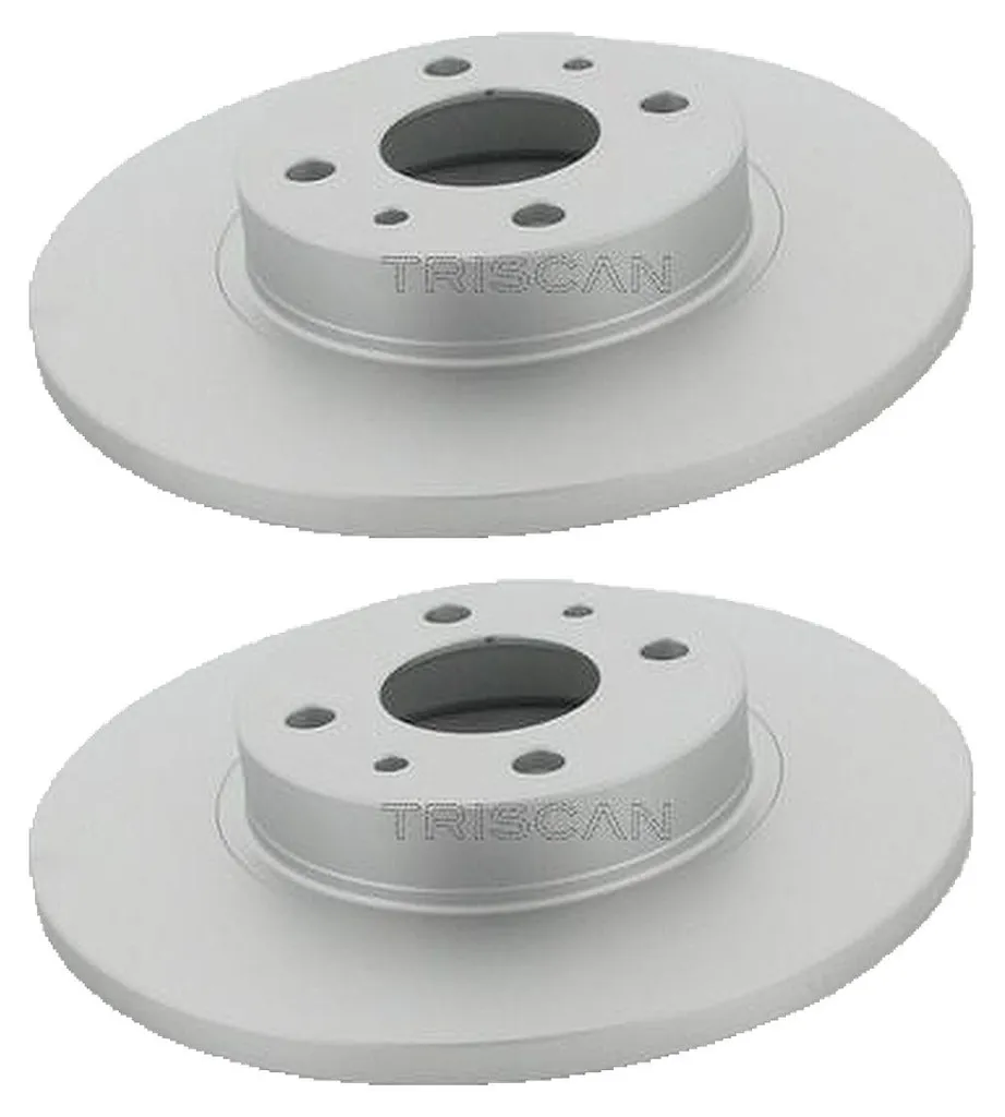 Paire de Disques de Frein Avant 257mm - Pièce de Rechange Qualité Triscan