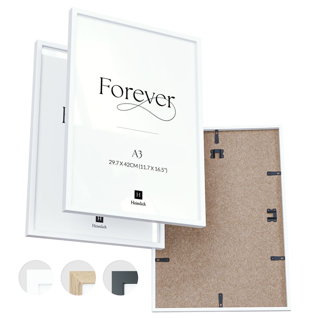 Heimlich Premium Poster Set, 2 x DIN A3 & 4 x DIN A4 - ca. 30x42 & 21x30, Stilvolle Poster Collagen mit passenden Bilder als Wanddeko » Abstrakt...