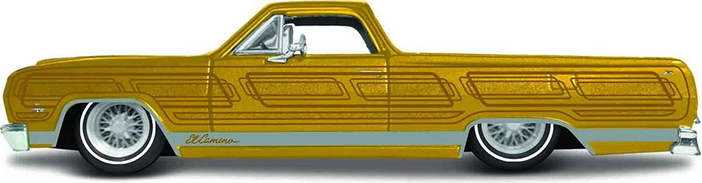 Maisto 32543 - Modellauto - Design Chevrolet El Camino Lowrider '65 (gold, Maßstab 1:24)