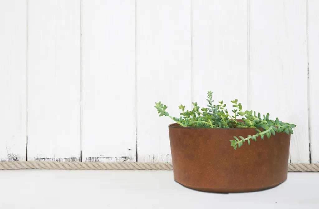 Pot de fleurs pour terrasse G21 Element Pool 43cm - Bac déco tout temps
