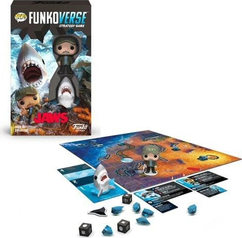 Funkoverse Jaws 100 Extension Autonome avec Figurine Pop en Version Anglaise