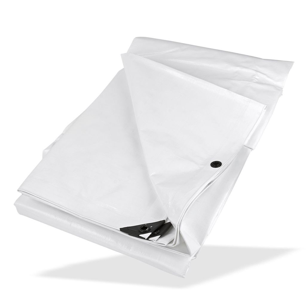 Wasserdichtes Deckblatt 3x5 m 210 g/m2, weiß