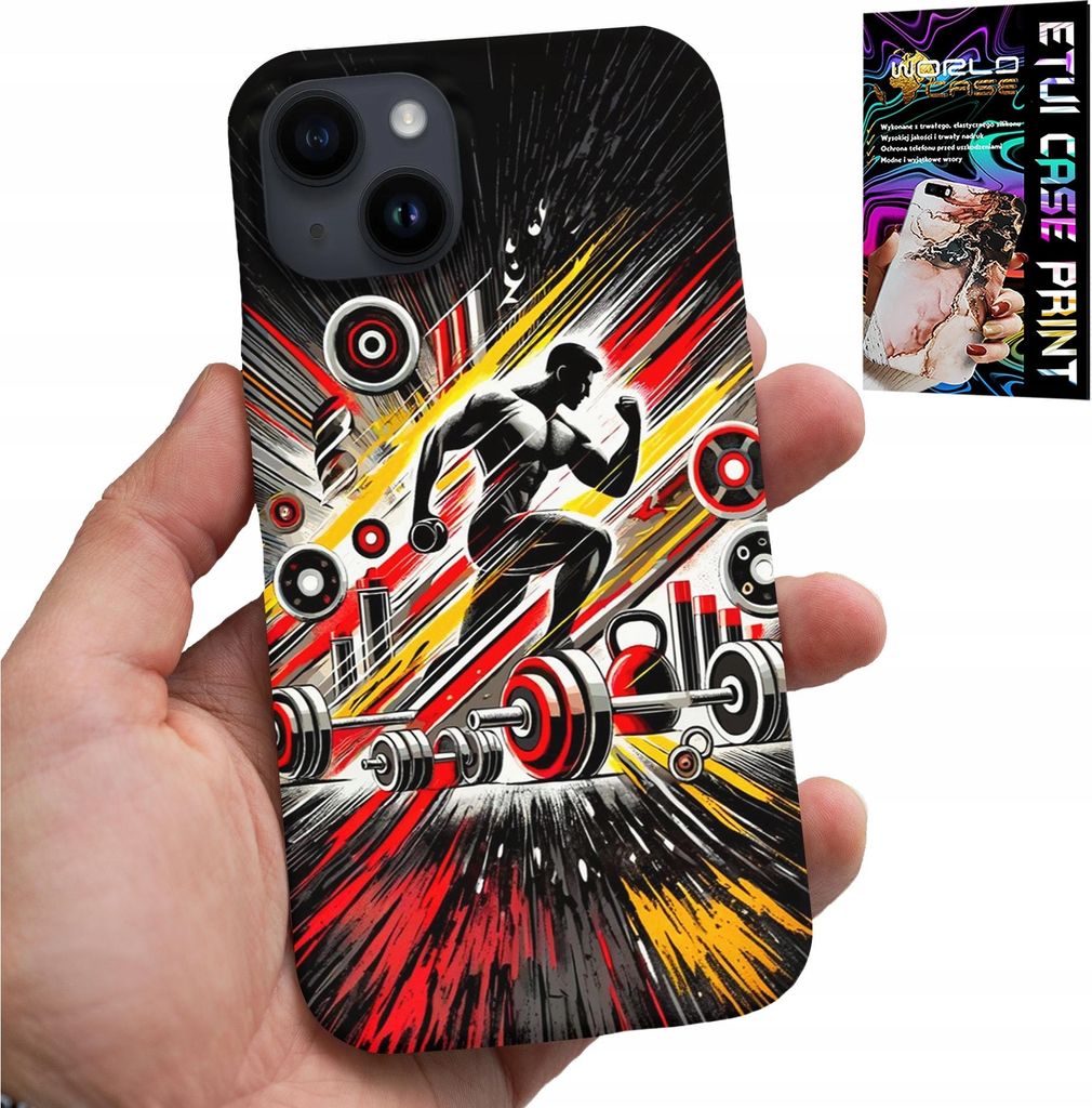Fall Für Iphone 14 Plus - Fitnessstudio Bodybuilding Hanteln Fitness
