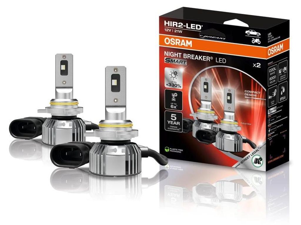 Osram HIR2 NightBreaker LED smart Lampadina per fari Set da Immagine del prodotto 