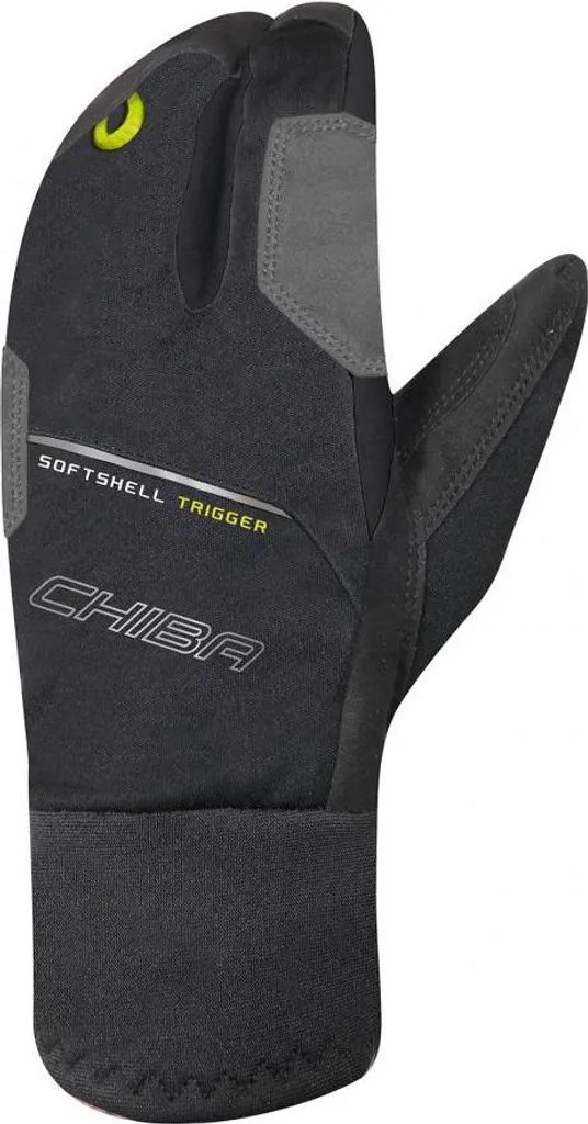 CHIBA Softshell Trigger : Gants de vélo Lobster coupe-vent et respirants