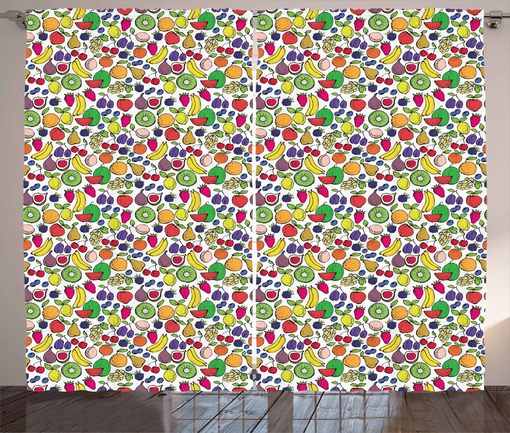 Tenda Abakuhaus 280x245 Ganci e Passanti | Tessuto Vegano Frutta