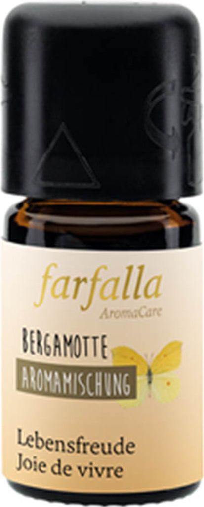 Farfalla Lebensfreude, Bergamotte, Lebensfreude Aromamischung Bio 5ml