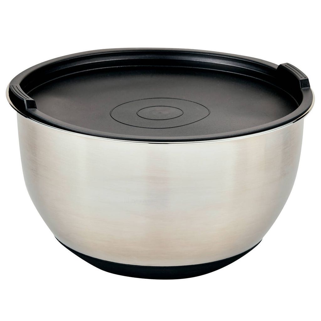 KESPER Rührschüssel 18 cm aus Edelstahl mit Deckel und Produktbild 