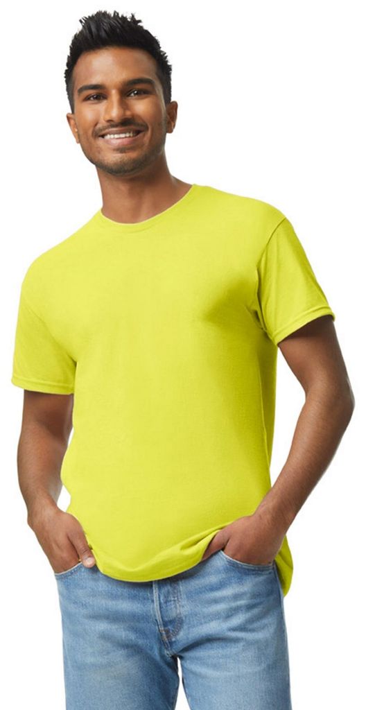 Gildan - T-Shirt für Herren/Damen Uni FK3080 (S) (Sicherheits-Grün)