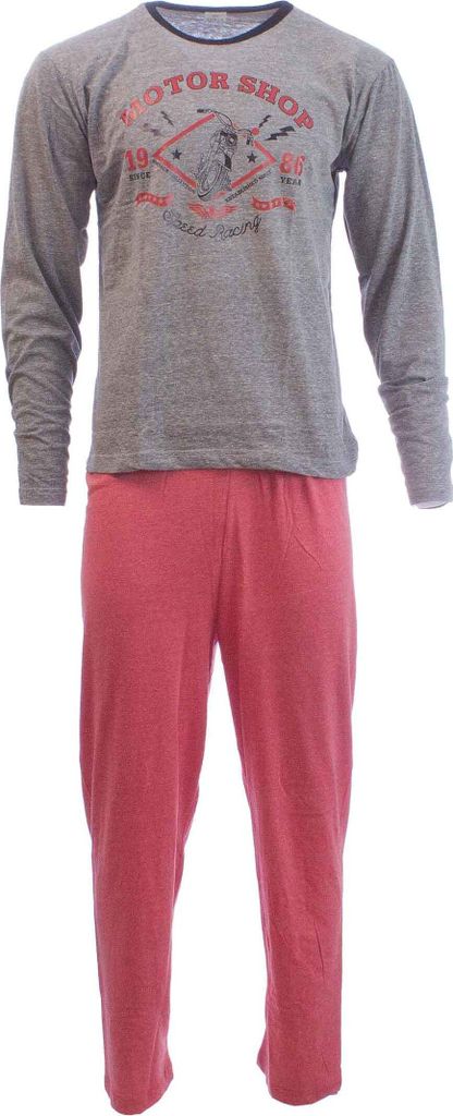 Herren Pyjama Motorshop Rundhals XL Produktbild 