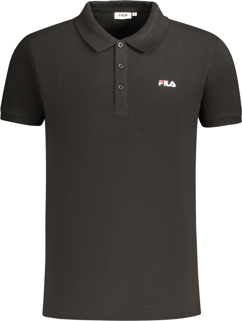 Fila Herren KURZARM-POLOSHIRT Schwarz FAM0717_NE80010 : Größe - S Größe: S