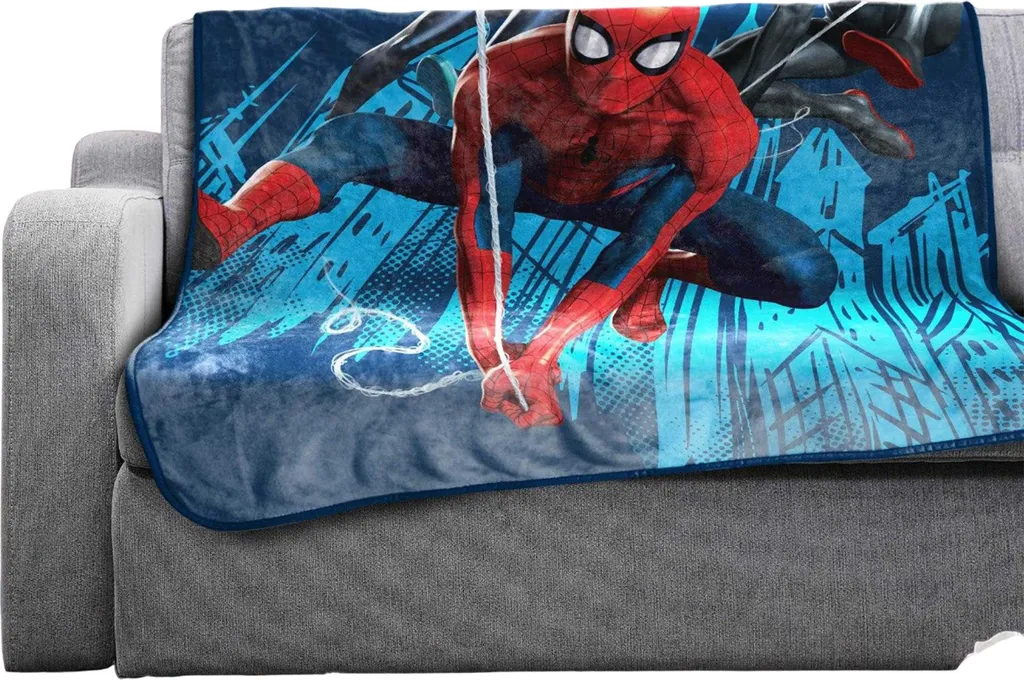 Couverture Spider-Man TC600 pelucheuse et chaude imprimé multicolore - 3