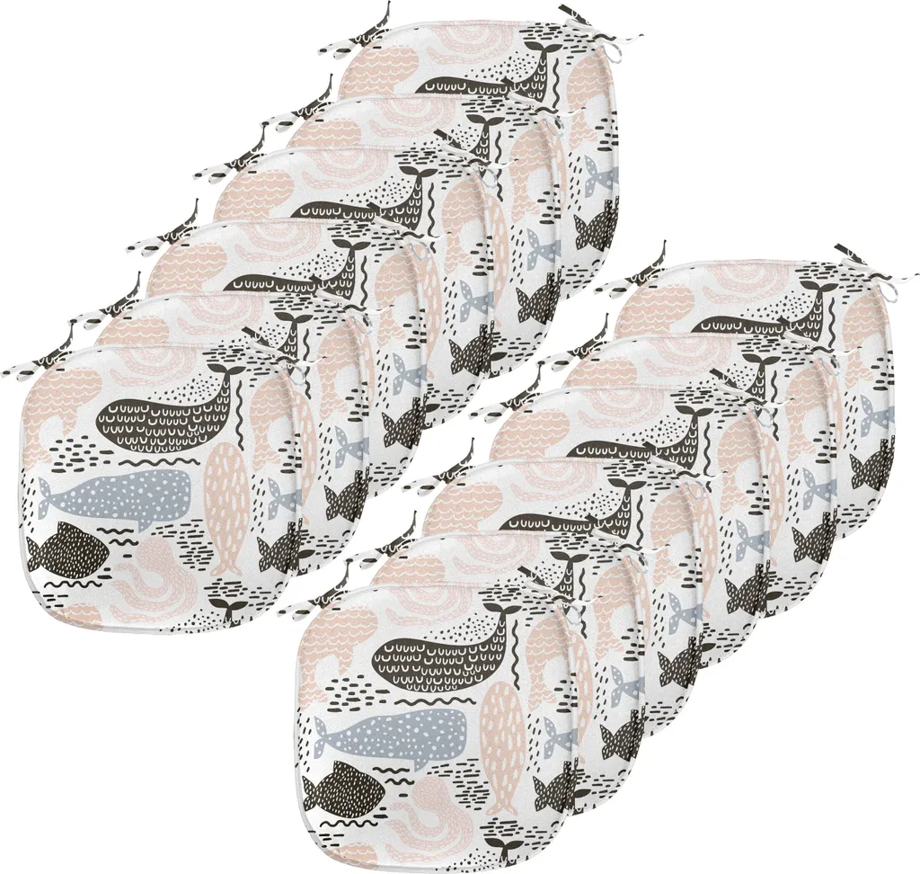Cuscini Esterni/Interni ABAKUHAUS 12 Pack 40x40 Motivo Mare