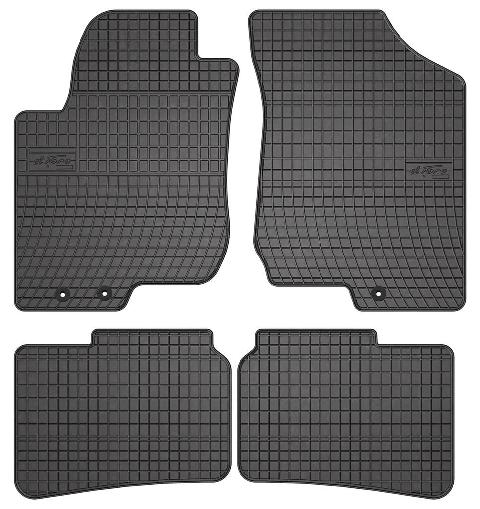 Gummi-Fußmatten für Hyundai i30 I 2007-2012 Produktbild 
