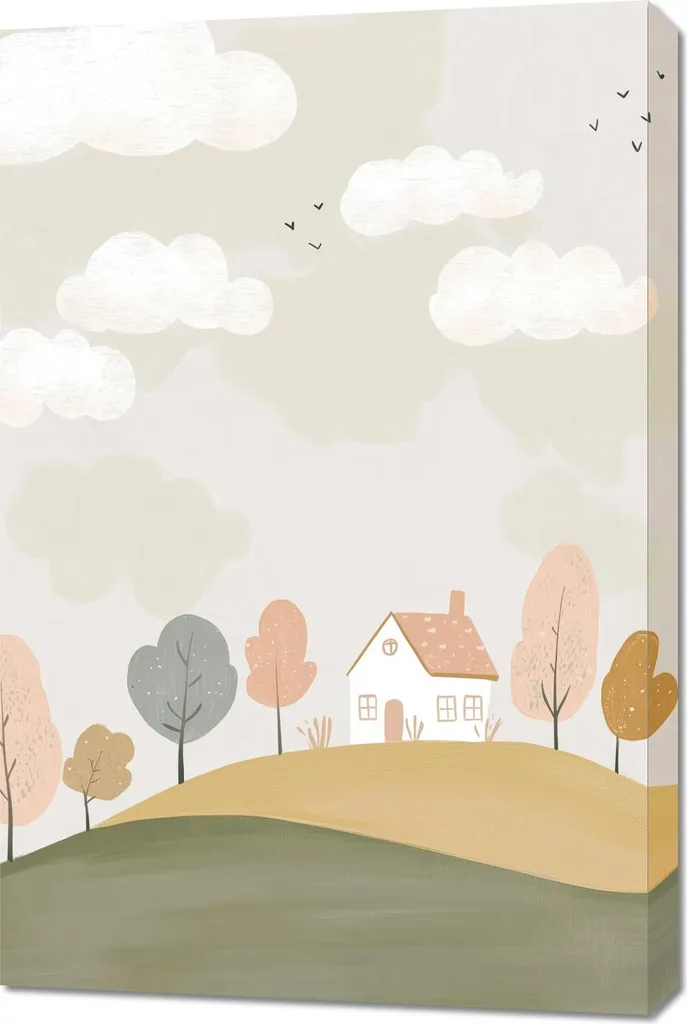 Quadro Polanka 60x90 cm - Racconti a Parete per Piccoli Sognatori