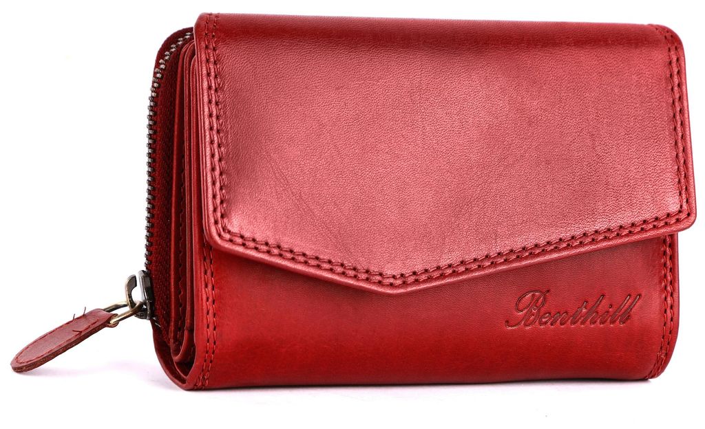 Benthill Damen Geldbörse Echt Leder - Portemonnaie mit RFID Produktbild 