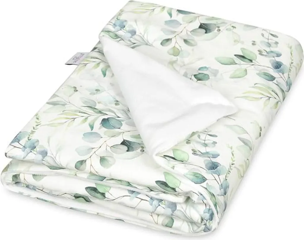Coperta Velluto 75x100 Eucalipto | Anti-pilling e Termica per Bambini