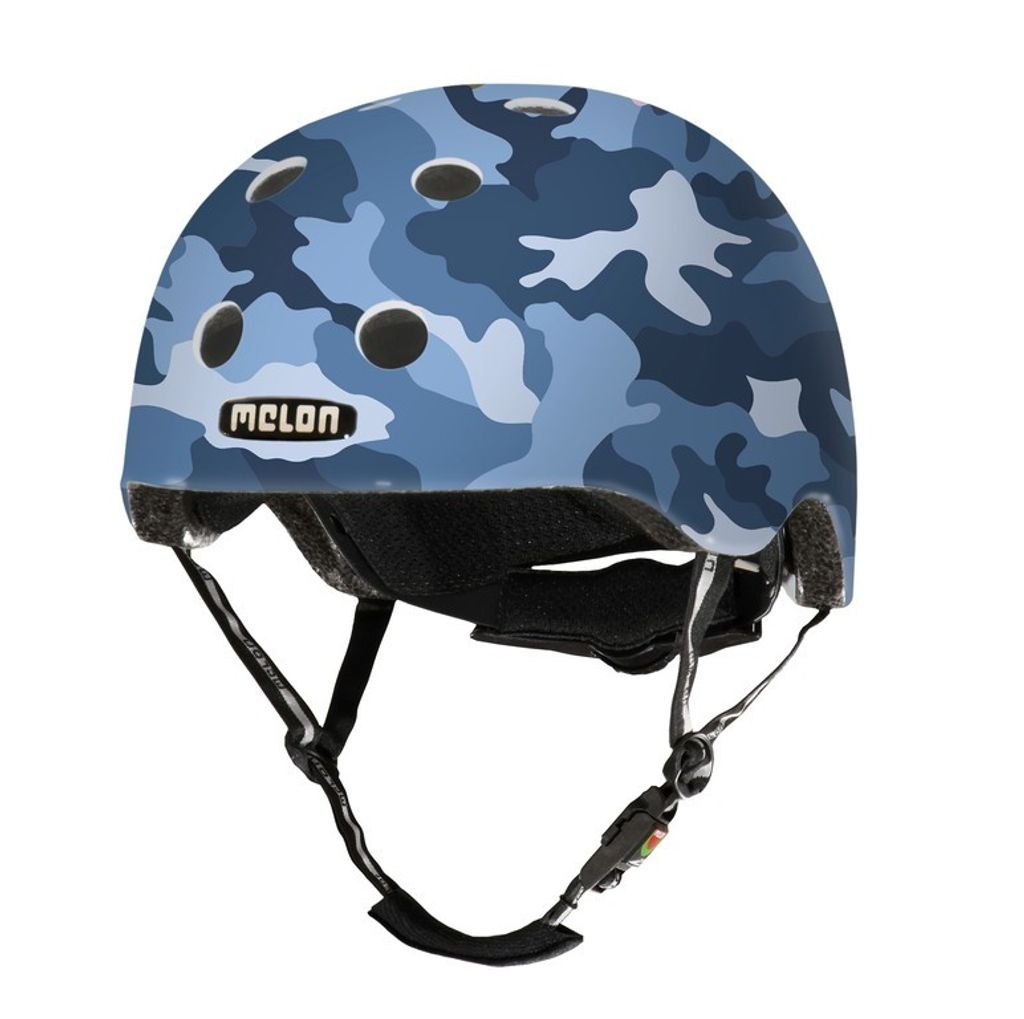 MELON Helm "All Stars" Urban Active, Mag camouflage blue matt, Gr. XL-XXL (58-63 cm)