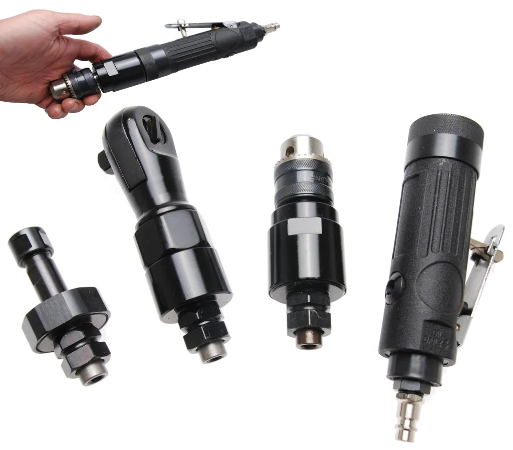 BGS 3262 Multiutensile ad aria compressa con 3 teste di lavoro intercambiabili