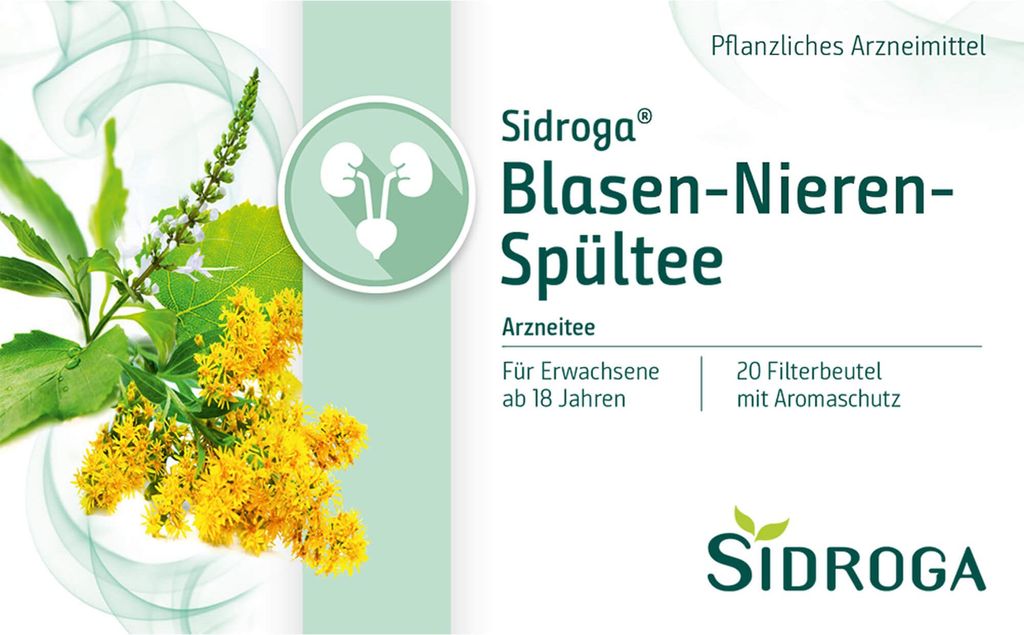 Sidroga Irrigazione vescica-reni per le vie urinarie, 20 Immagine del prodotto 