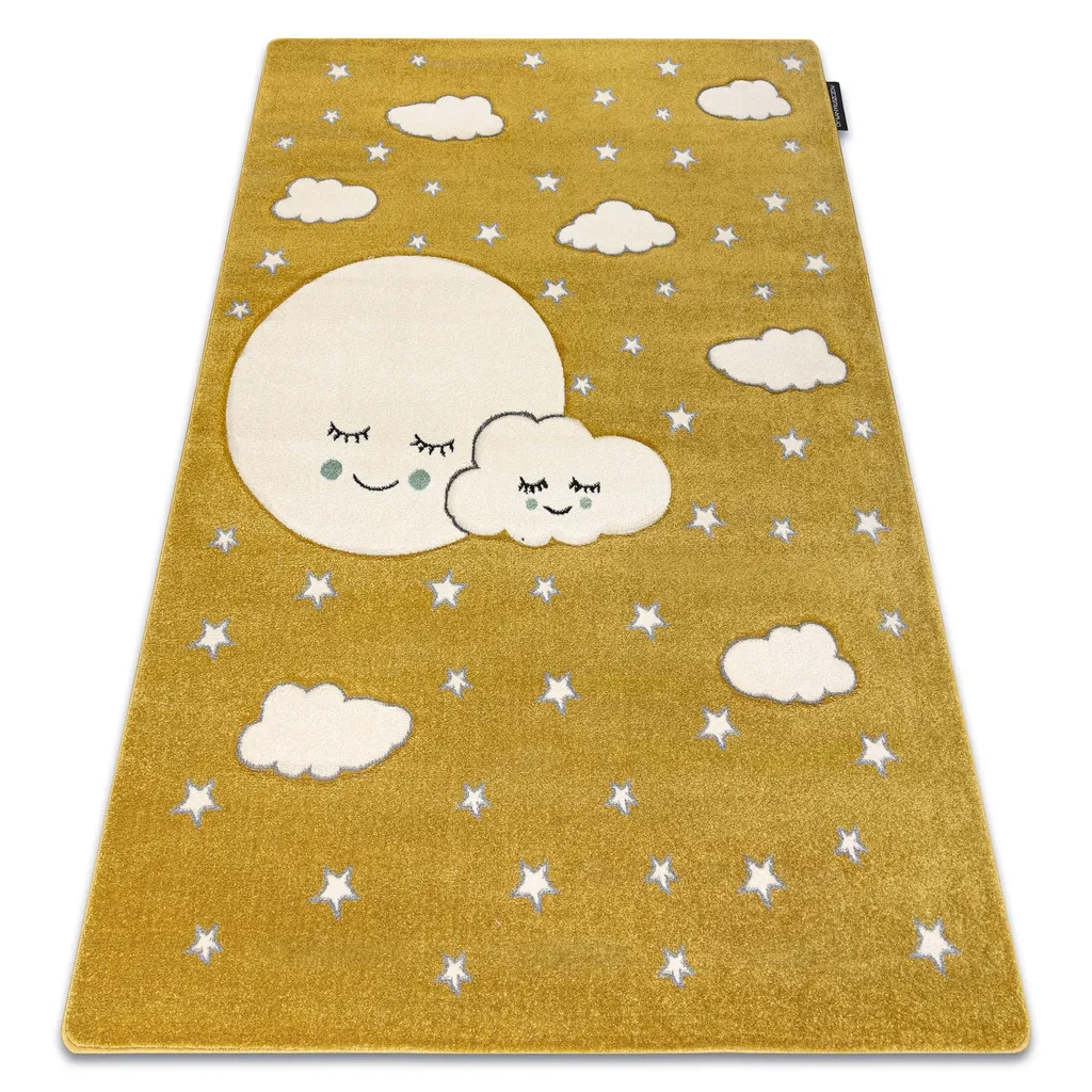 Aménager une Chambre d'Enfant avec le Tapis PETIT MOON Or 240x330 cm