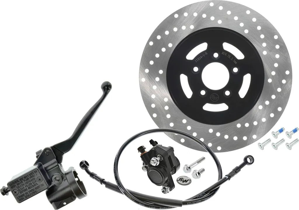 Remplacement Frein Enduro : Kit Complet Cylindre MZA et Disque Ø220 mm