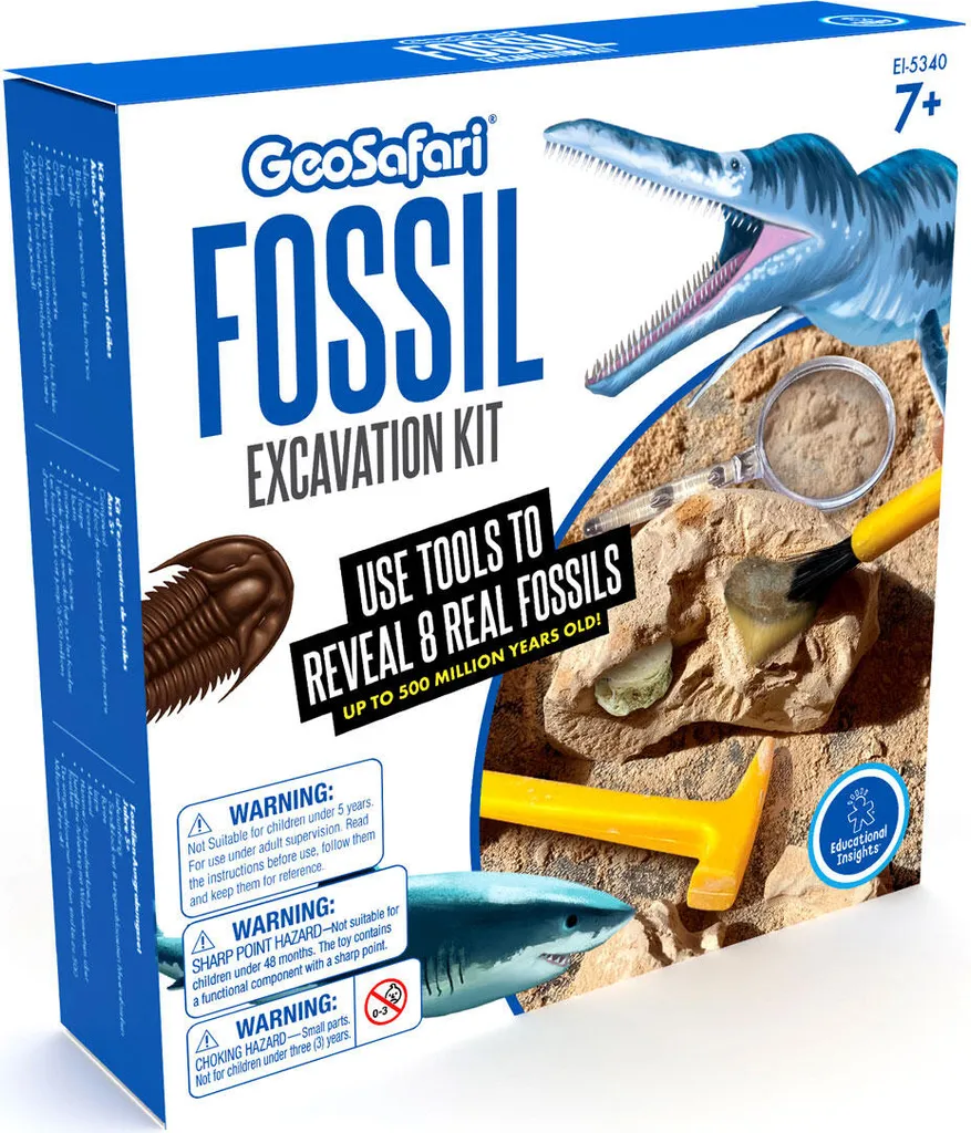 Jeu de paléontologie et kit d'archéologie pour enfant GeoSafari