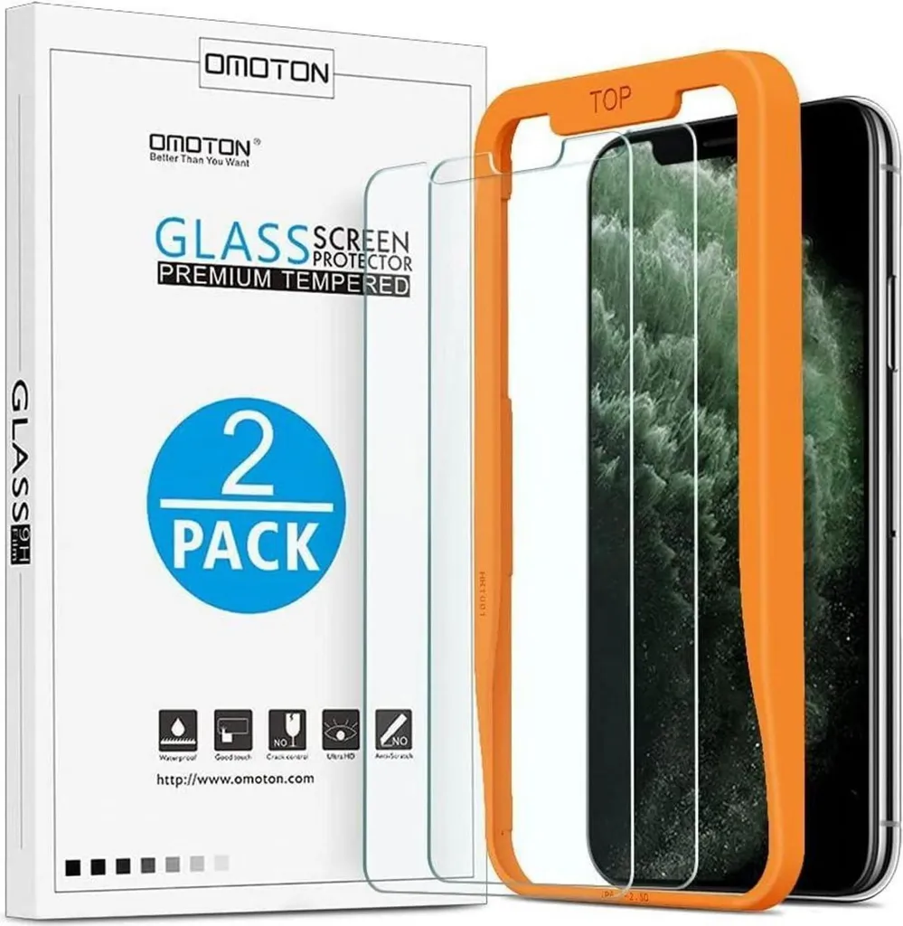 Verre Trempé iPhone 11 Pro et X XS Protection Écran 9H Lot de 2 Pièces
