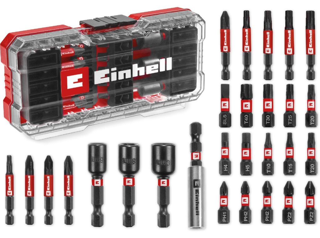 EINHELL S-CASE schlagfester Bit-Satz mit Bithalter, Produktbild 