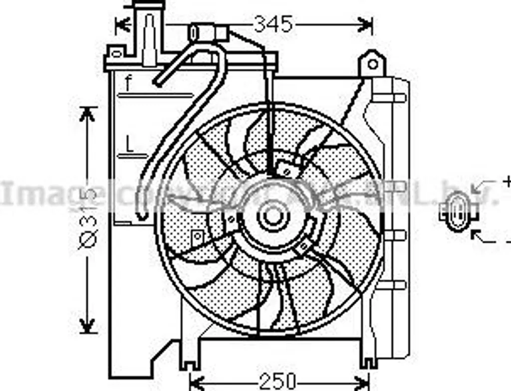 Réparer Refroidissement Moteur C1 108 Aygo avec Ventilateur OE 1253G9