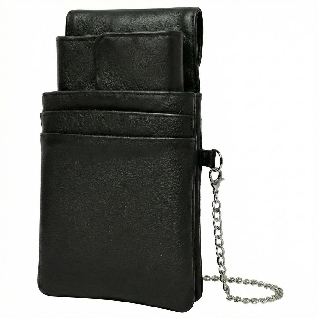 Kellnerbörse mit Kette und Holster Kellnertasche