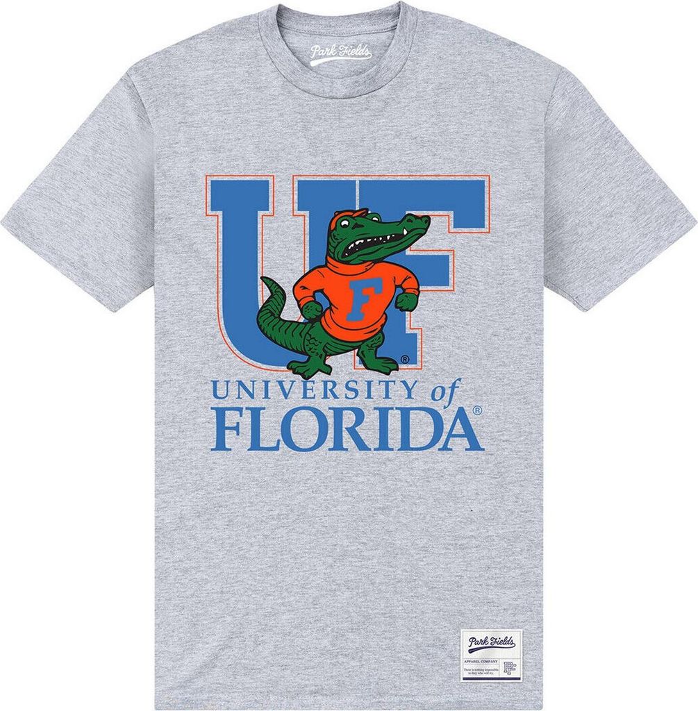 University Of Florida - "UF" T-Shirt für Herren/Damen Uni PN536 (S) (Grau meliert)