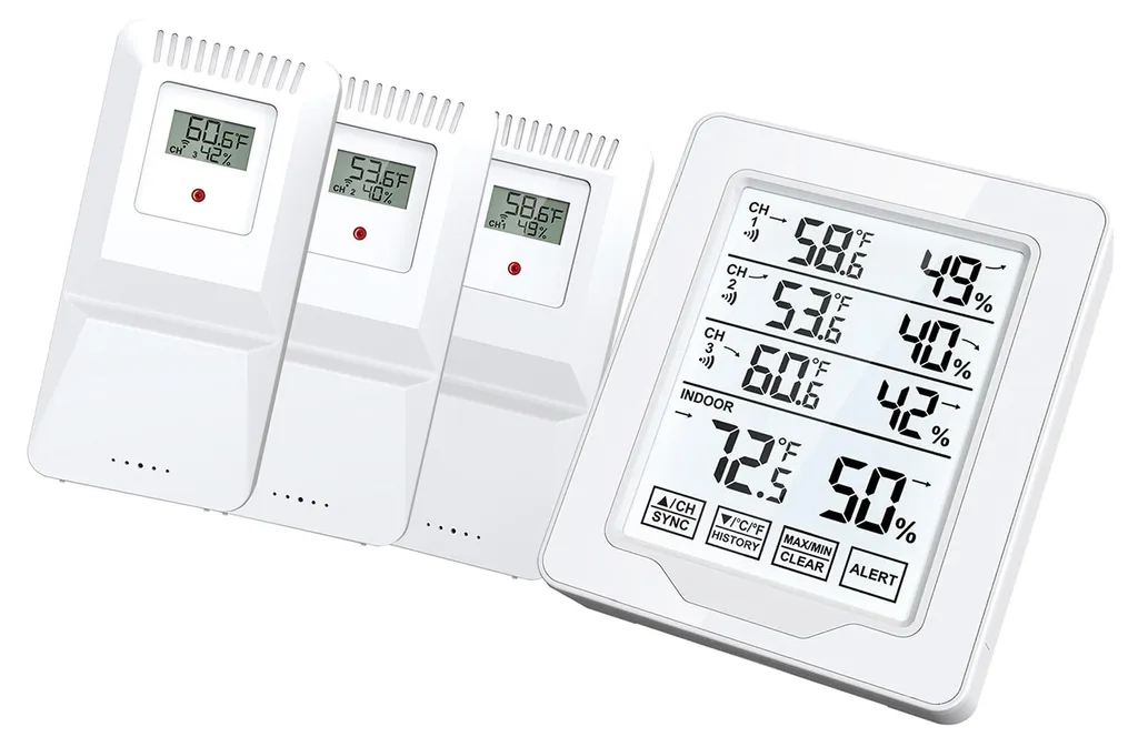 Thermomètre hygromètre multi-zones 150m pour lutter contre l'humidité