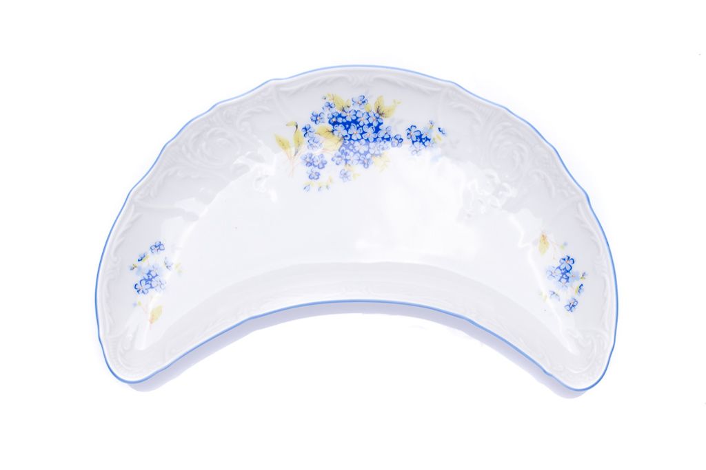 Thun 1794 Bernadotte, Knochenschale, 22 cm, Brombeere, Porzellan Thun