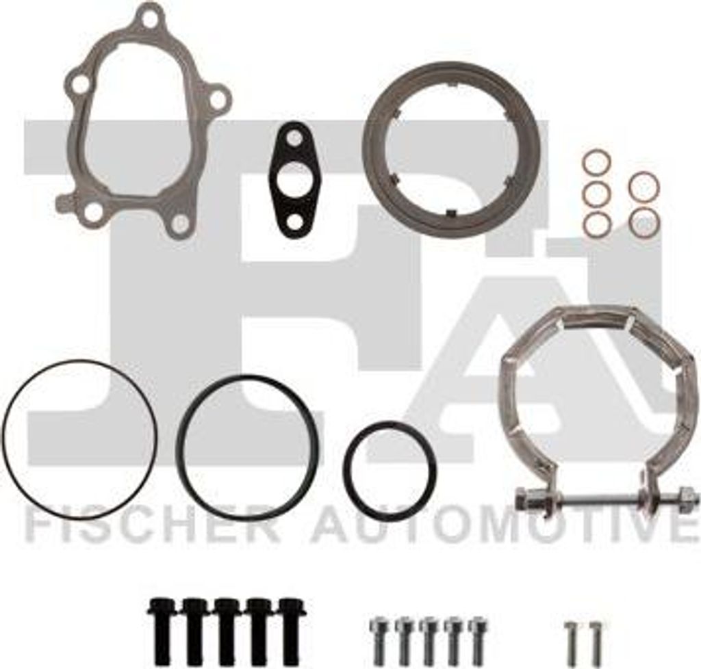 FA1 KT100540 Montagesatz, Turbolader OE kompatibel mit 1er E81, 1er E87, 1er E88, 1er E82, X1