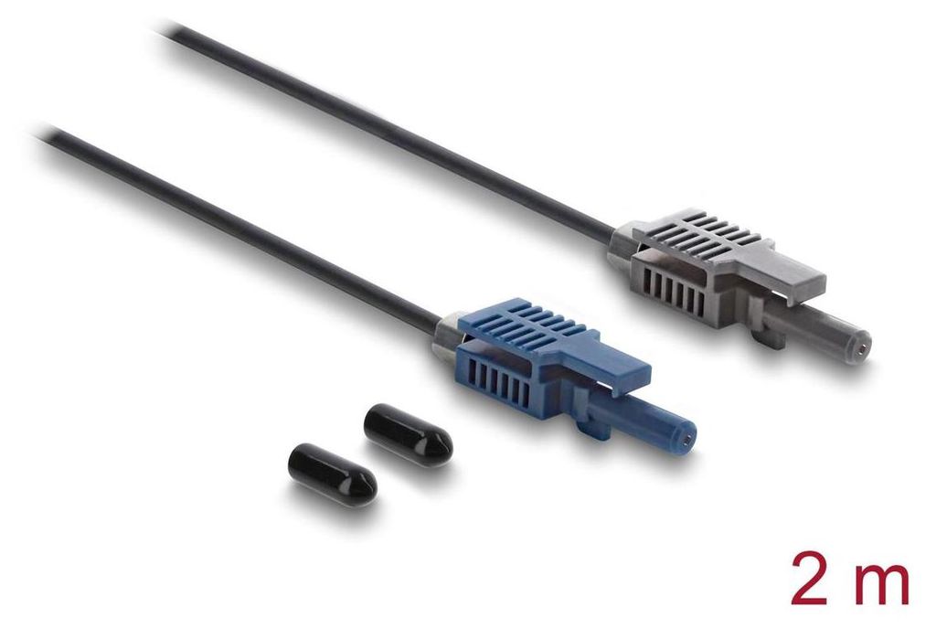 DeLOCK 90999, Schwarz, Grau, Multi-Modus, 2 m, 1 Stück(e)