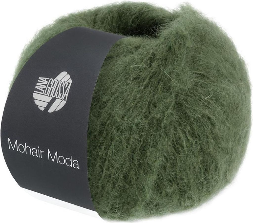 Lana Grossa - Mohair Moda 0024 moosgrün