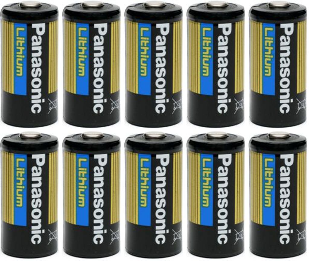 10er Pack Panasonic CR123 / CR123A 3V Lithium Kaufland.de
