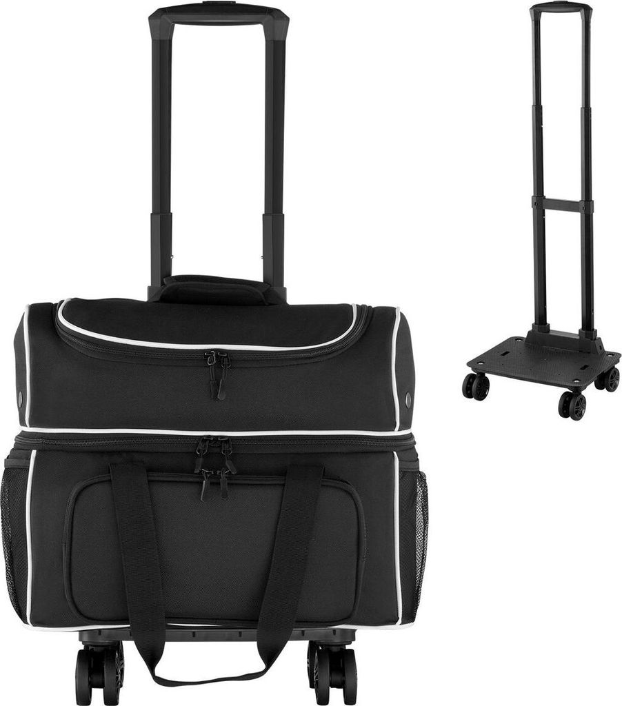 2-Ball-Bowlingtasche mit Rollen Vier-Rollen-Bowlingtasche Schuhfach