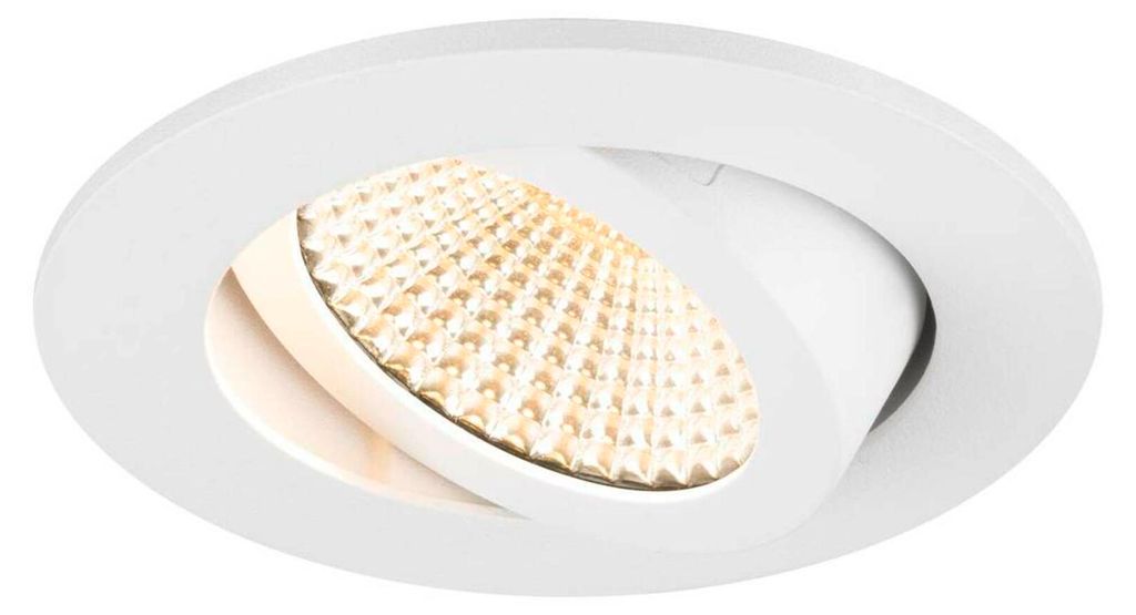 Slv Led Einbauleuchte Deckenspot Leuchte Tria 68 Aluminium Weiß 11 W