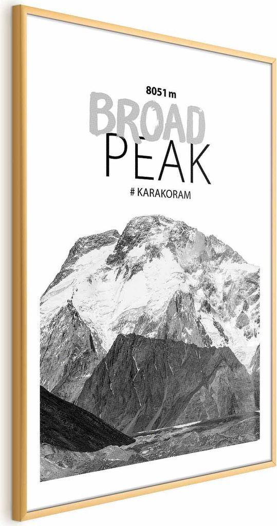 Posterpapier Poster - Broad Peak 21x30 cm Landschaften c-A-0154-ao-a