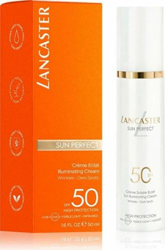 Lancaster Sun Perfect Crème Illuminatrice SPF50 50ml - Soin Solaire Visage