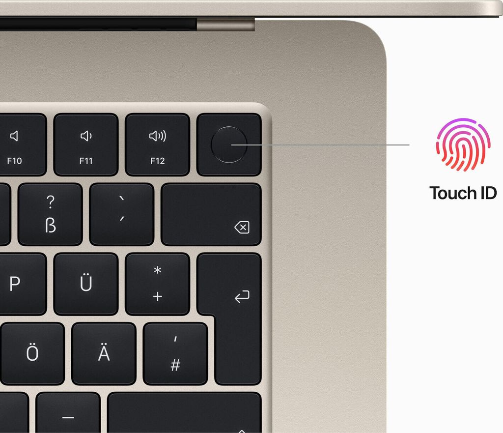 Apple MacBook Air 15" 2023 A2941 M2 čip 8C CPU 10C GPU 8GB Obrázok produktu 11