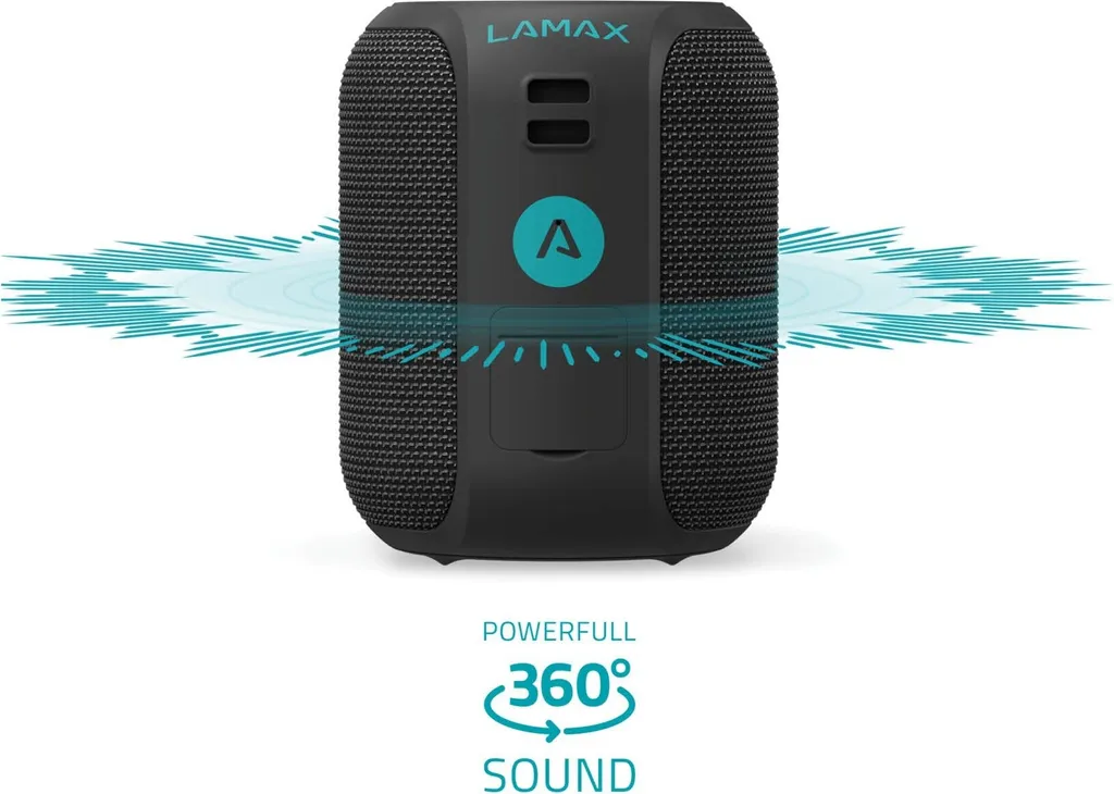 Enceinte de Voyage Lamax Sounder 2 Mini 15W Idéale pour Camping