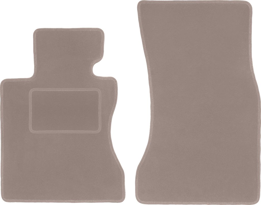 Autoteppiche vorne für: BMW 5 E61 Kombi, Touring (2003-2010) Beige