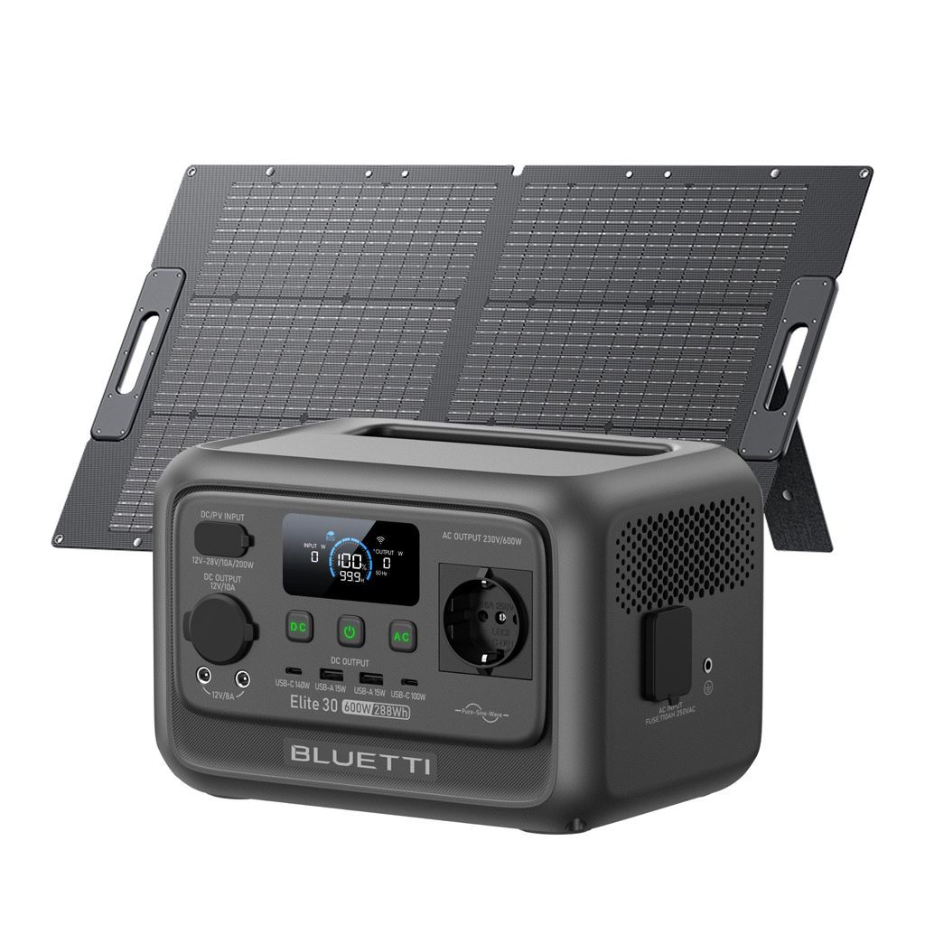 BLUETTI Elite 30 V2 + Panel solar de 100W. Batería solar de Imagen del producto 